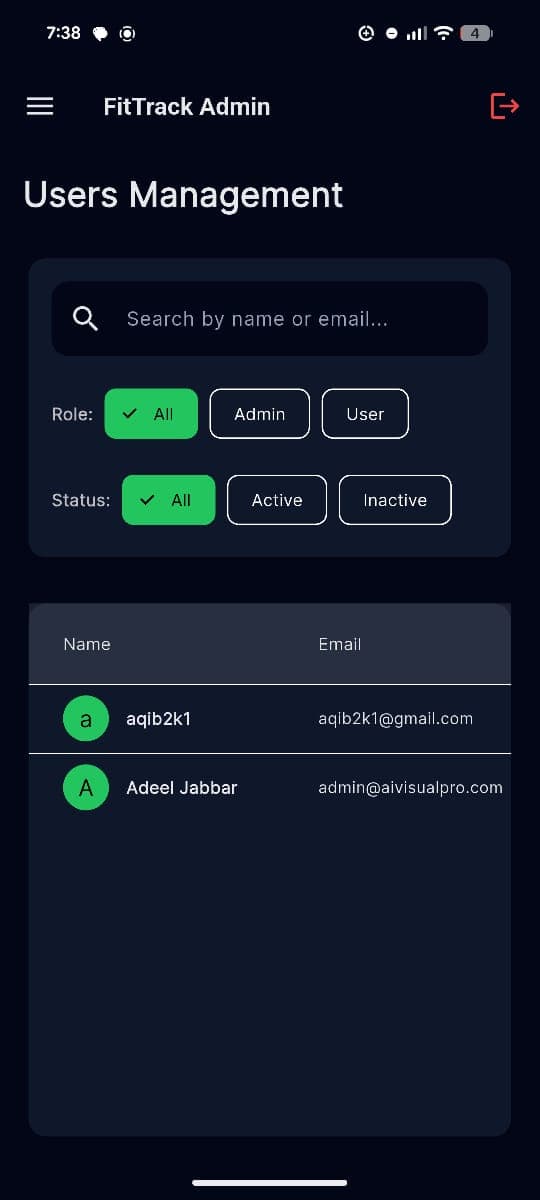 FitTrack_Pro Mobile App mobile screen 6