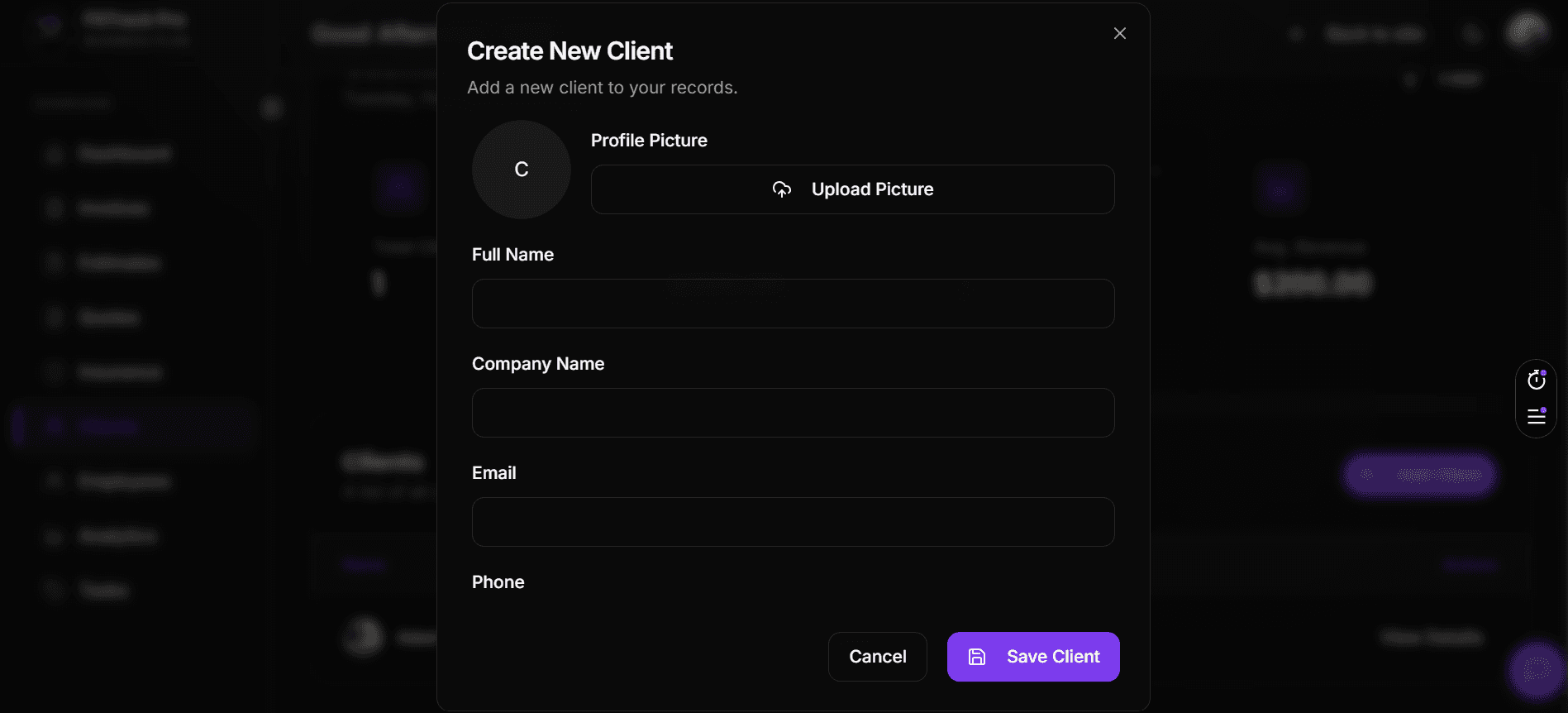 InvoiceCraft SaaS Web App dashboard screen 11